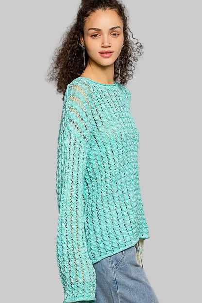 Skylar Open Knit Sweater
