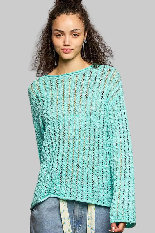 Skylar Open Knit Sweater