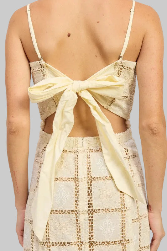 Summer Boho Crochet Mini Dress