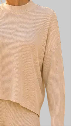 Tessa Ribbed Sweater Top & Pants Set