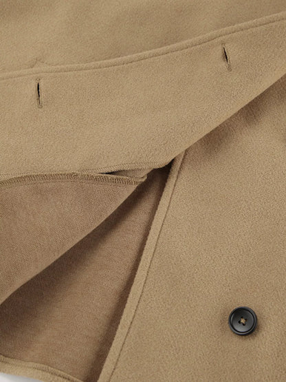 Tilly Oversized Lapel Collar Button Down Coat