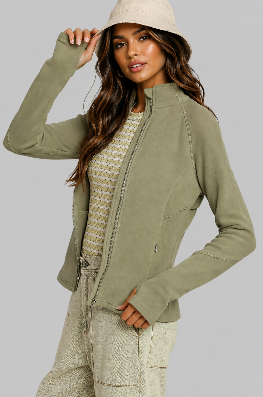 Zora Soft Fleece Full Zip Jacket