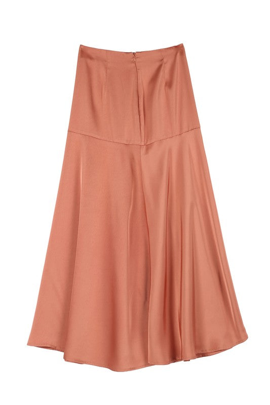 Bohemian Dressed Up Satin Two-Piece Mermaid Dress Set