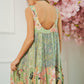 Bohemian Full Skirt Floral Patten Midi Long Dress