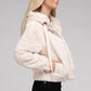 Bohemian Soft Plush Fluffy Zip-Up Teddy Hoodie