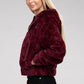 Bohemian Soft Plush Fluffy Zip-Up Teddy Hoodie