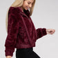 Bohemian Soft Plush Fluffy Zip-Up Teddy Hoodie