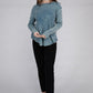 Bohemian Washed Baby Waffle Long Sleeve Top