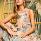 Bohemian Full Skirt Floral Patten Midi Long Dress
