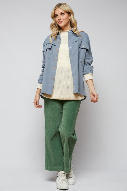 Bohemian Rock and Roll Sequin Long Sleeve Button Down Jacket