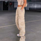 Women’s Loose Fit Low Rise Trendy Cargo Pants
