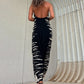 Harem Tie Die Sleeveless Wrap Jumpsuit