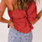 Women's Tied Puff Sleeve One-Shoulder Trendy Top
