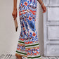 Bohemian Paisley Printed High-Rise Wide Leg Pants