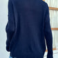 Boho Distressed Lightning Bolt Graphic Sweater