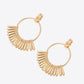18K Gold-Plated Zinc Alloy Drop Earrings