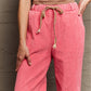 Bohemian POL Coral Leap Of Faith Corduroy Straight Fit Pants