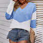 Bohemian Ribbed Mock Neck Lantern Sleeve Sweater Dress