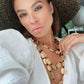 Women's Deep V-Neck Lantern Puff Sleeves Dress