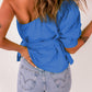 Women's Tied Puff Sleeve One-Shoulder Trendy Top