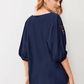 Boho Striped Off-Shoulder Frill Hem Knit Crop Top