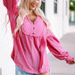 Boho Sexy Cutout Round Neck Long Sleeve Top