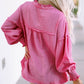 Boho Sexy Cutout Round Neck Long Sleeve Top