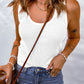 Sleeveless Waffle Knit Scoop Neck Tank Top