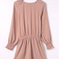 Brianna Tied Flounce Sleeve Plunge Romper