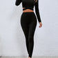 Bohemian Flirty Crisscross Knit Top and Leggings Set