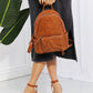 Bohemian Certainly Chic Faux Leather Woven Backpack Bag