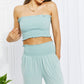 Ribbed Open Back Cropped Racerback Tank Top