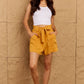 Bohemian Out For The Day High Waist Paper Bag Shorts