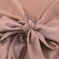 Brianna Tied Flounce Sleeve Plunge Romper