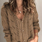 Bohemian Ladies Casual Sweater Knit Cardigan