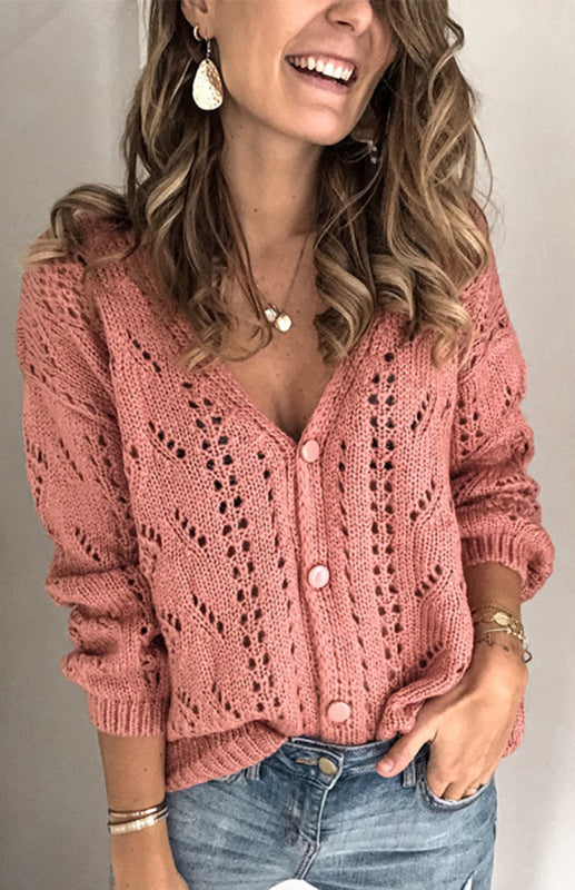 Bohemian Ladies Casual Sweater Knit Cardigan