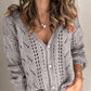 Bohemian Ladies Casual Sweater Knit Cardigan