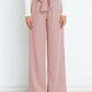 Women's Casual Loose Fit High Waist Career Trouser Pants