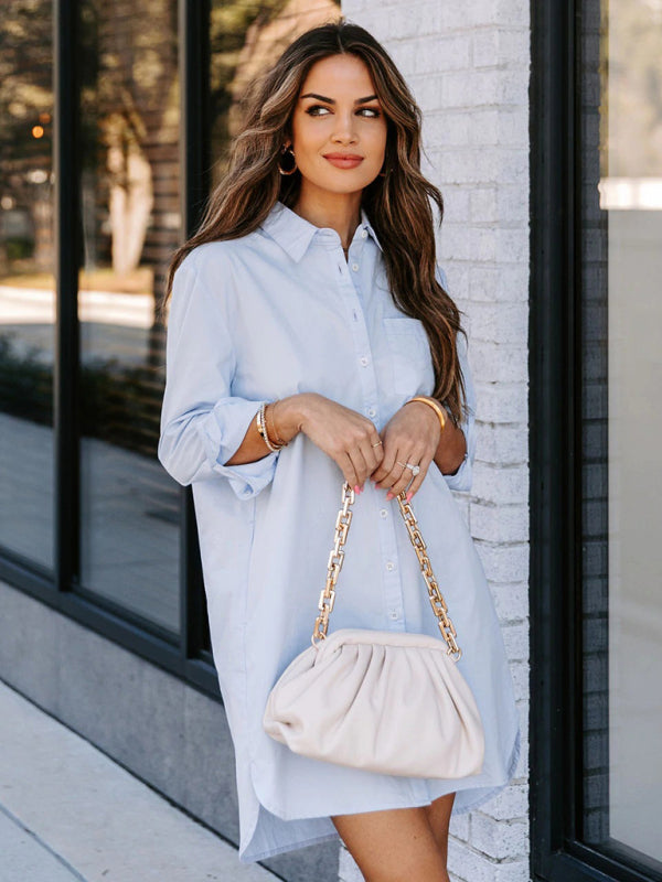 Button down white shirt dress on sale