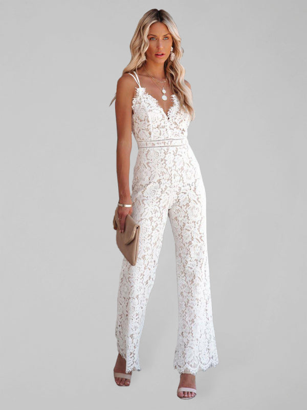 Lace pant store jumpsuit