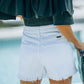 Trendy Casual Ripped Denim Shorts