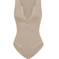 Women's Sexy Ribbed Button Front Sleeveless Bodysuit