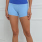 Women's Contrast V-Cut Tiny Waist Gym Shorts