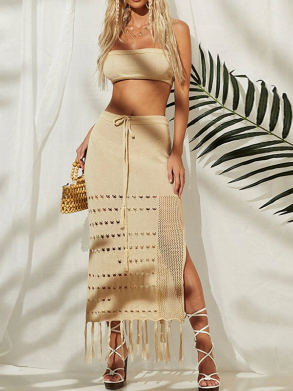 Boho shop knit skirt