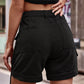 Utility Denim Casual Large Pocket Shorts