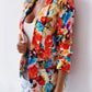 Fashion Spring Floral Casual Suit Jacket