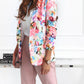 Fashion Spring Floral Casual Suit Jacket
