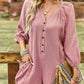 Boho Solid Color Casual Linen Oversized Pockets Romper