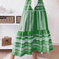 Bohemian Ethnic Stripe Printed Maxi Skirt