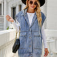 Sleeveless Denim Summer Vest Jacket